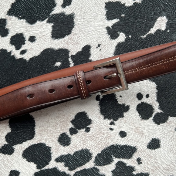 Men’s coach leather made in Italy belt - Picture 4 of 4